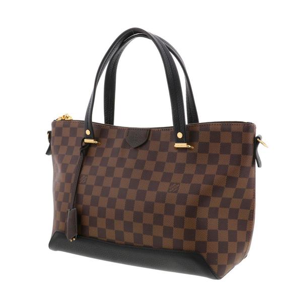 Louis Vuitton Black Hyde Park Ebene Handbag Noir Damier - Picture 1 of 6